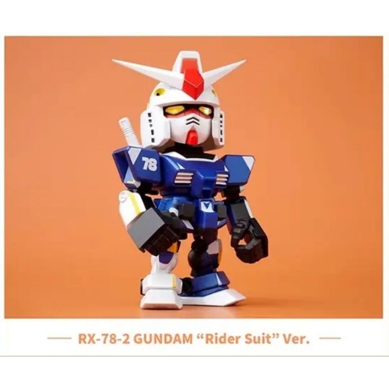 G01-001 Gundam RX-78-2 Rider Suit Shield QMSV Mini Rainbow Ville Action Figure Open Box Confirm