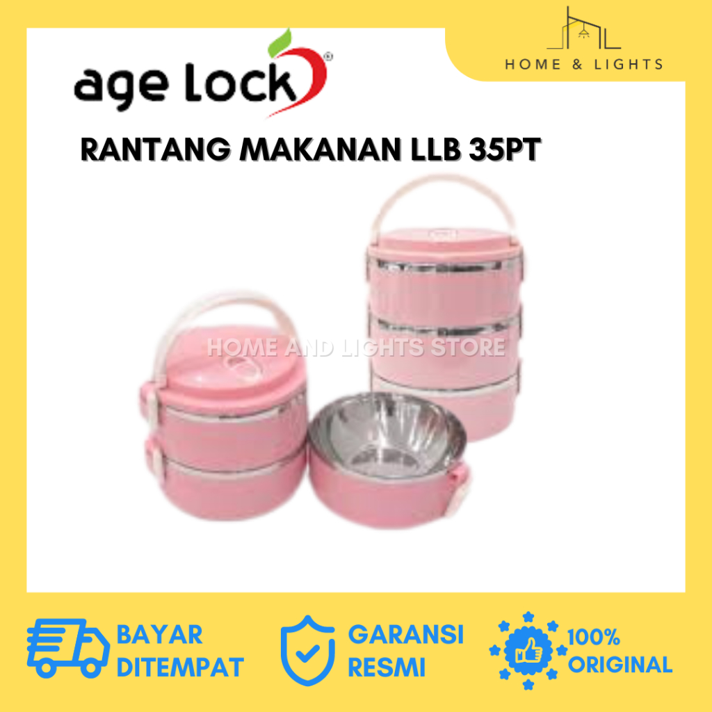 Rantang Makanan Stainless  Age Lock LTB 35