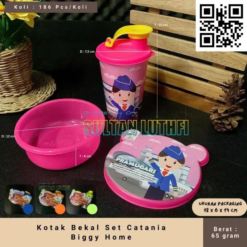 Kotak Bekal Set Catania Biggy Home