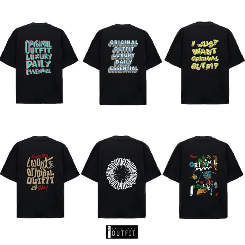 T-SHIRT OVERSIZE THE ORIGINAL OUTFIT - KAOS BAND BANDUNG - TSHIRT OVERSIZE -