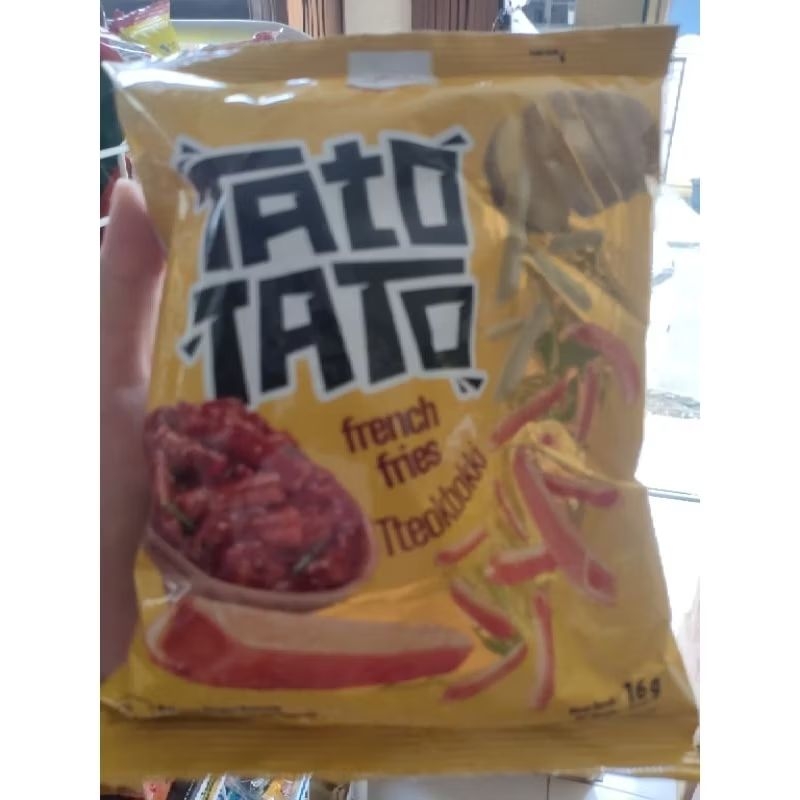 

makanan ringan Tatotato korean ttheobokki