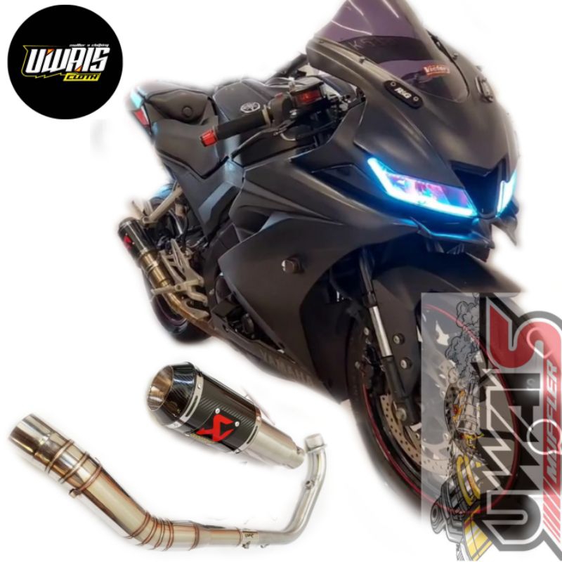 KNALPOT EXHAUST R15 V3 Ekzos R15 v4 full system 1 set r9