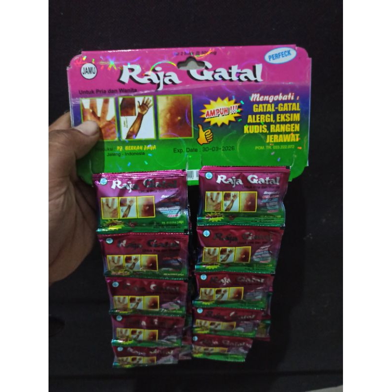 RAJA GATAL KAPSUL ORIGINAL || gatal gatal, alergi, jerawat dll