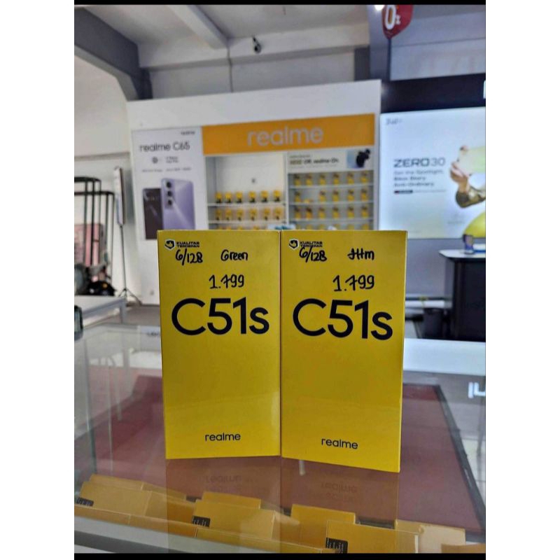 REALME C51S RAM 6/128 Gb 100% BARU DAN BERGARANSI RESMI 1TH