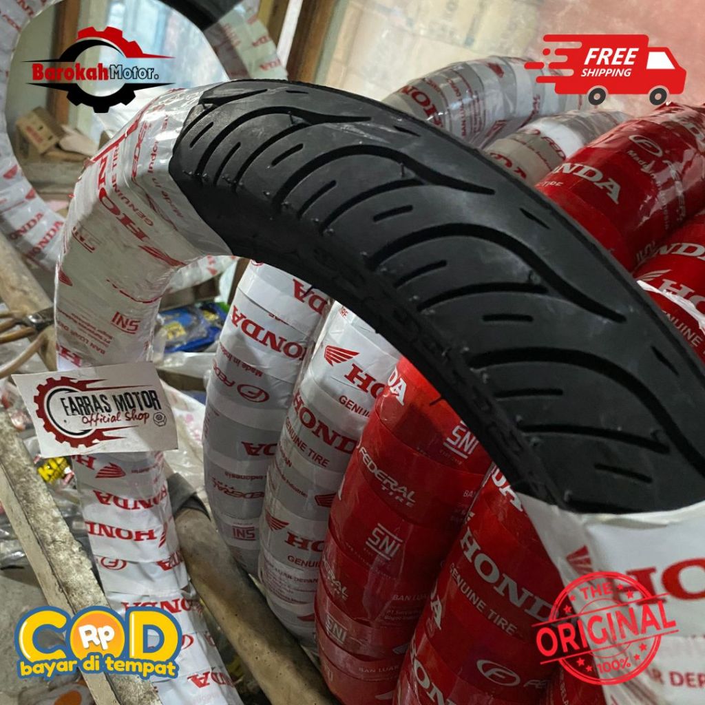 BAN LUAR BELAKANG UKURAN 80/90-14 RING 14 MOTOR MIO SPORTY MIO M3 MIO J XEON SOUL (FEDERAL)