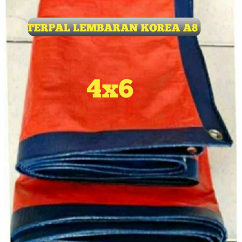 TERPAL PLASTIK TERPAL LEMBARAN 4X6 A8
