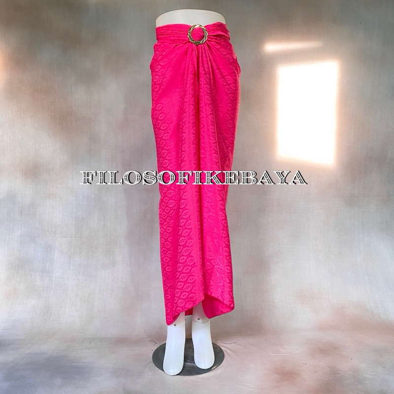 TERLARIS Filosofi Kebaya - Rok Lilit Polos Dobby Premium Skirt Dobby Bawahan Kebaya