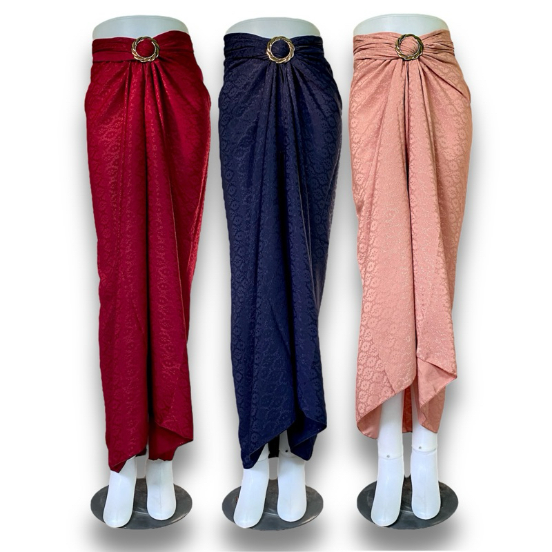 Filosofi Kebaya - Rok Lilit Polos Dobby Premium Skirt Dobby Bawahan Kebaya