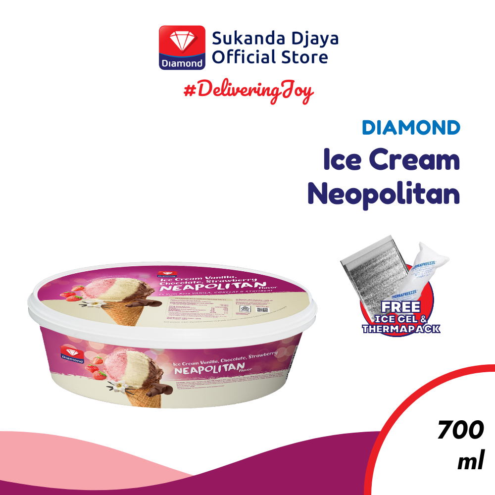 

Diamond Ice Cream Neopolitan 700 Ml