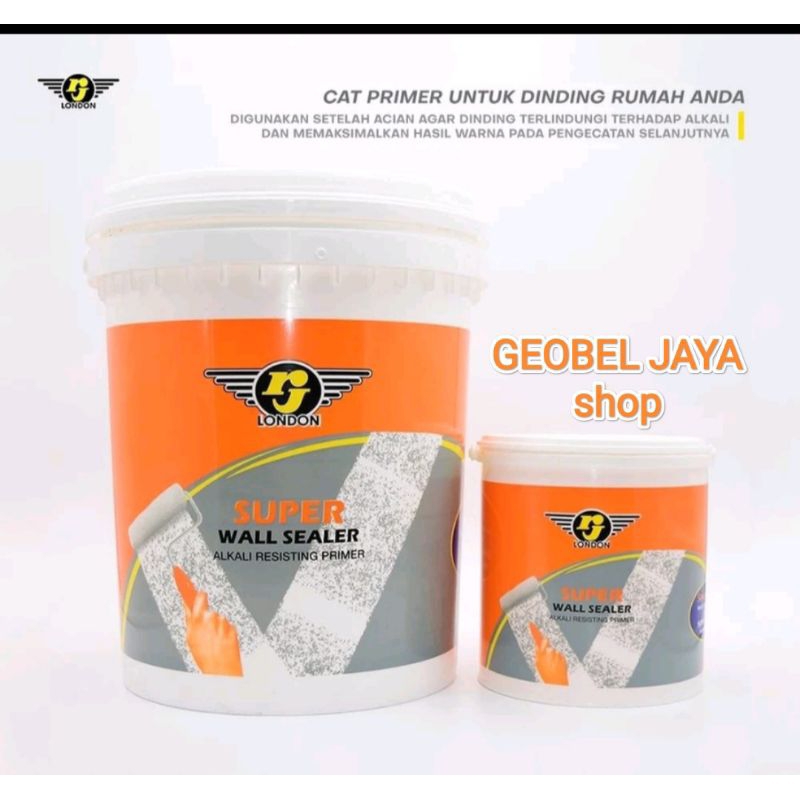 cat dasar tembok cat dasar dinding wall sealer 4kg rj london