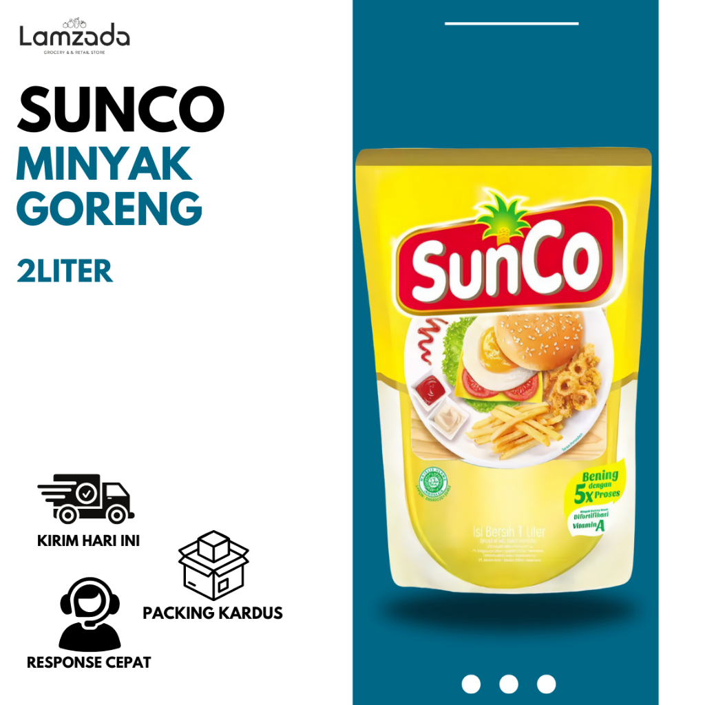 

Sunco Minyak Goreng Pouch Refill 2L Sehat Paling Bening MInyak Baik