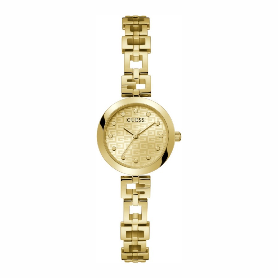 Original 100%. Guess GW0549L2 Lady Jam Tangan Wanita Analog Gold