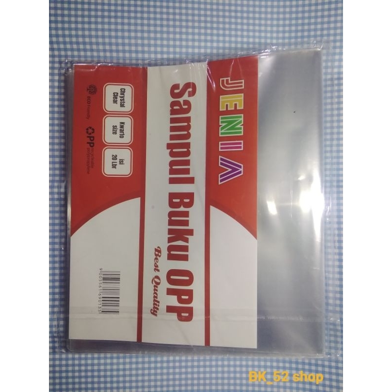 

Sampul Plastik Buku Tulis Kwarto isi 20
