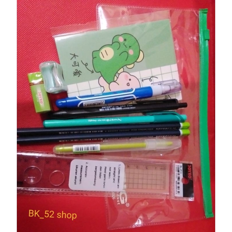 

Paket Alat Tulis Joyko Zipper Pocket Big