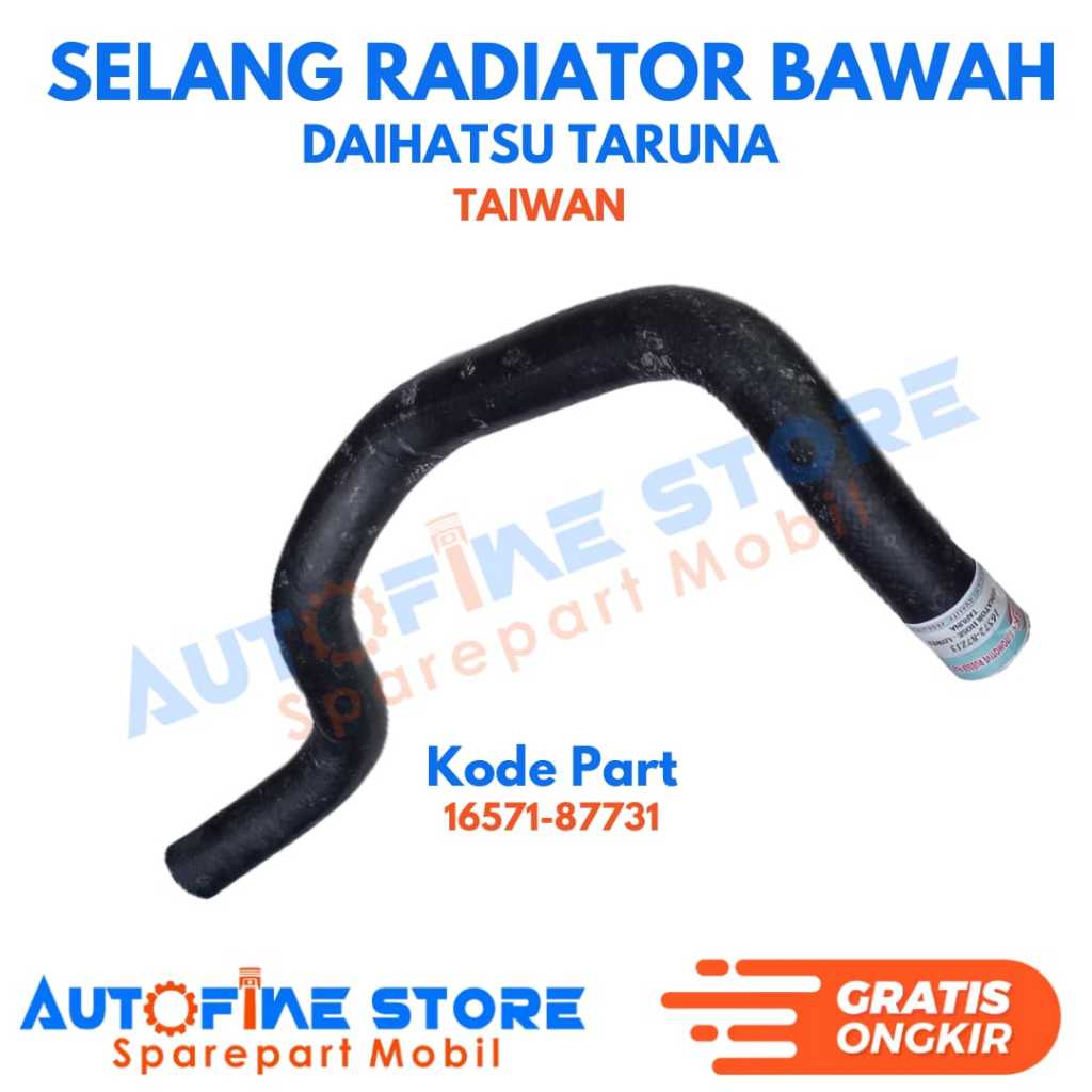 Selang Radiator Bawah Lower Hose Daihatsu Taruna Taiwan