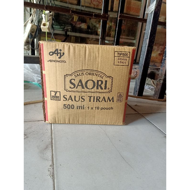 

Saori saus tiram 500ml X 10 pcs per dus