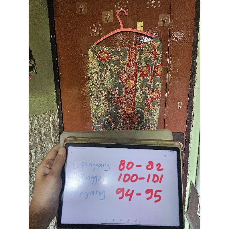 PRELOVED ROK SPAN BATIK JAHIT UNTUK WISUDA KONDANGAN MUSLIMAH