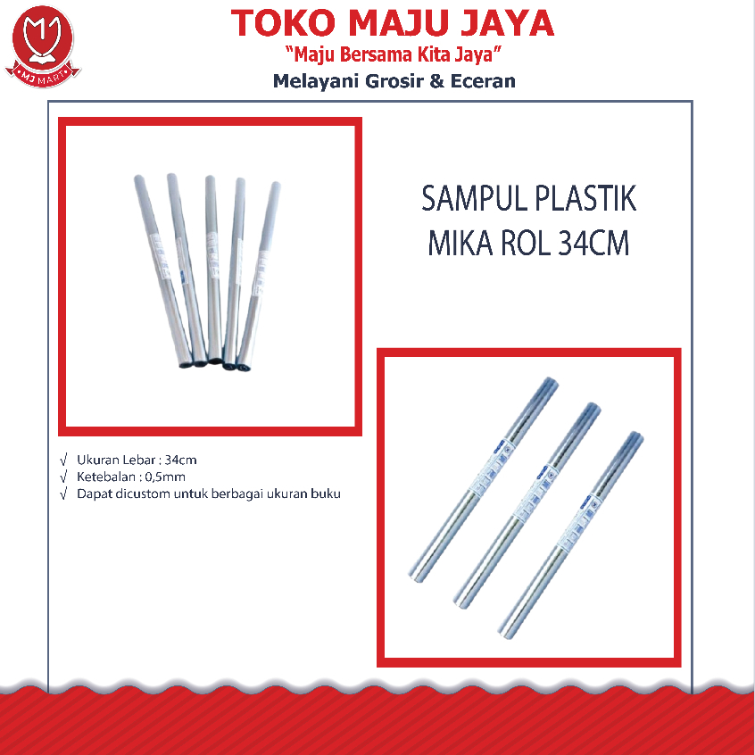 

SAMPUL PLASTIK MIKA ROL 34CM