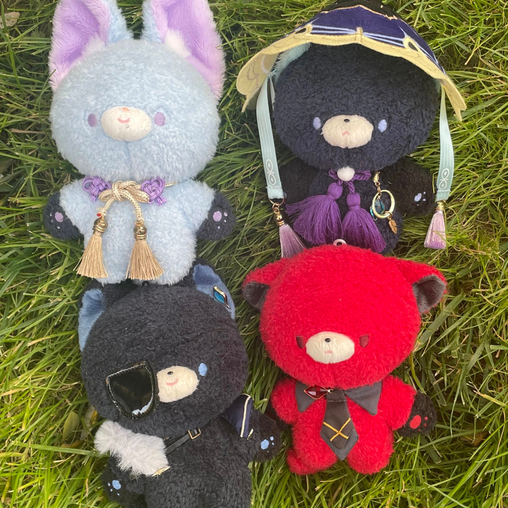 [READY STOCK] doll diluc kaeya scaramouche ayato genshin impact wanderer boneka genshin bear vol.3