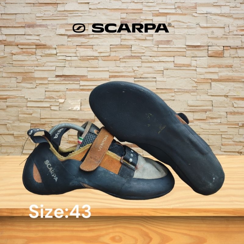 Scarpa origin climbing shoes | size 43 sepatu panjat