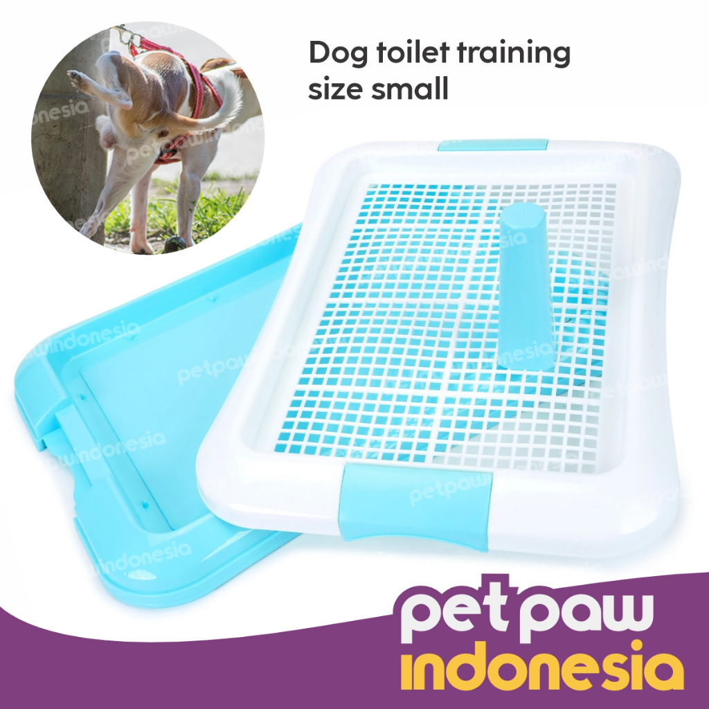 Pet Toilet / Poop Pee Tray Anjing Kucing Hewan Jantan Betina Small