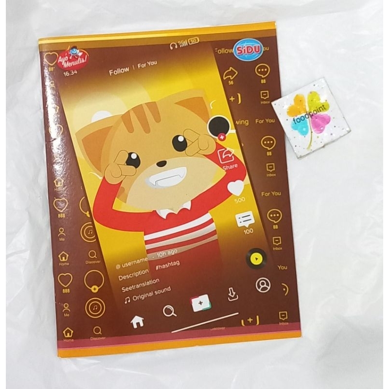 

Buku Tulis SIDU isi 38 Lembar Cover Random