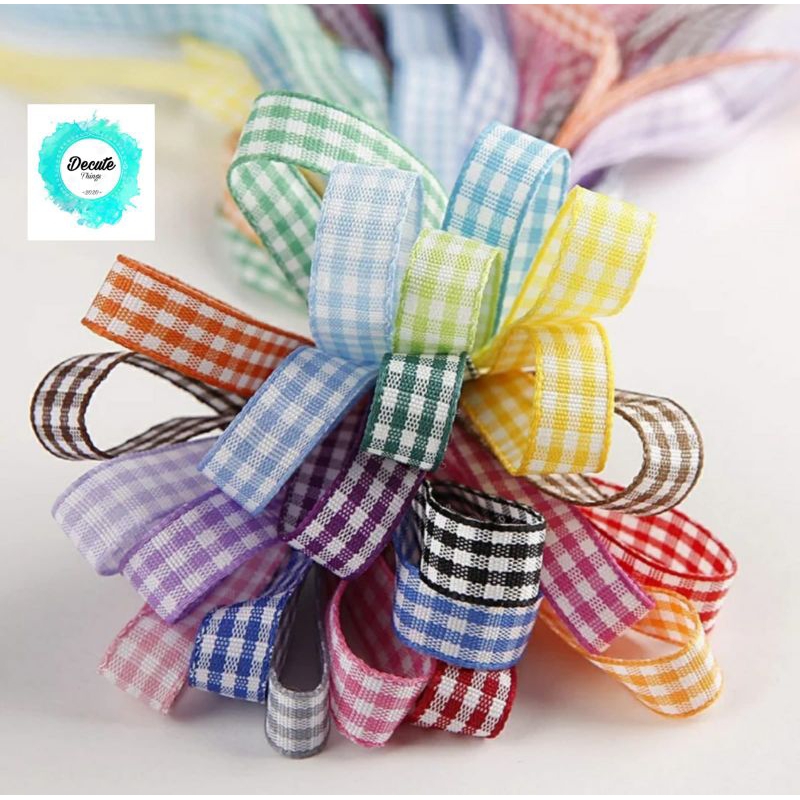 

1 ROLL (18m) Pita Kotak 2.5cm/ 1 ROLL Pita Kotak Warna