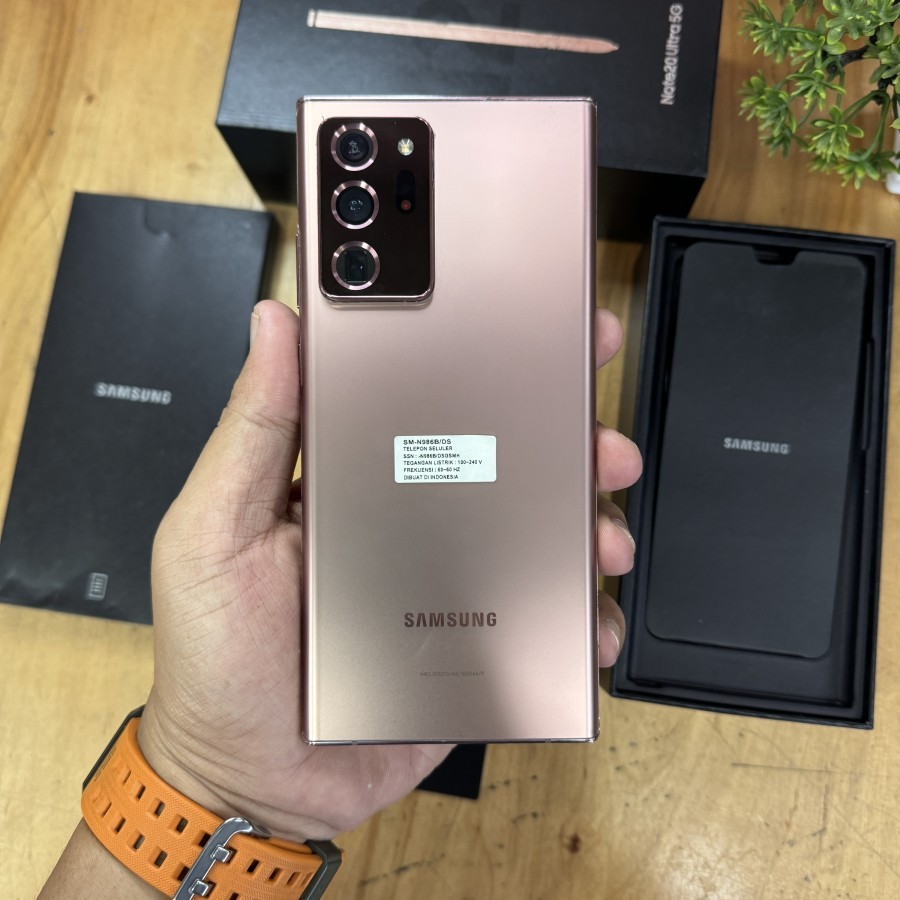 Antik Samsung Note 20 Ultra 5G 12/256GB Super Mulus perfect ex Garansi resmi SEIN