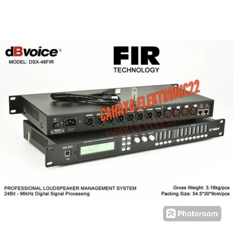 Management dB Voice DSX 48 FIR Original DLMS dBvoice DSX48 FIR