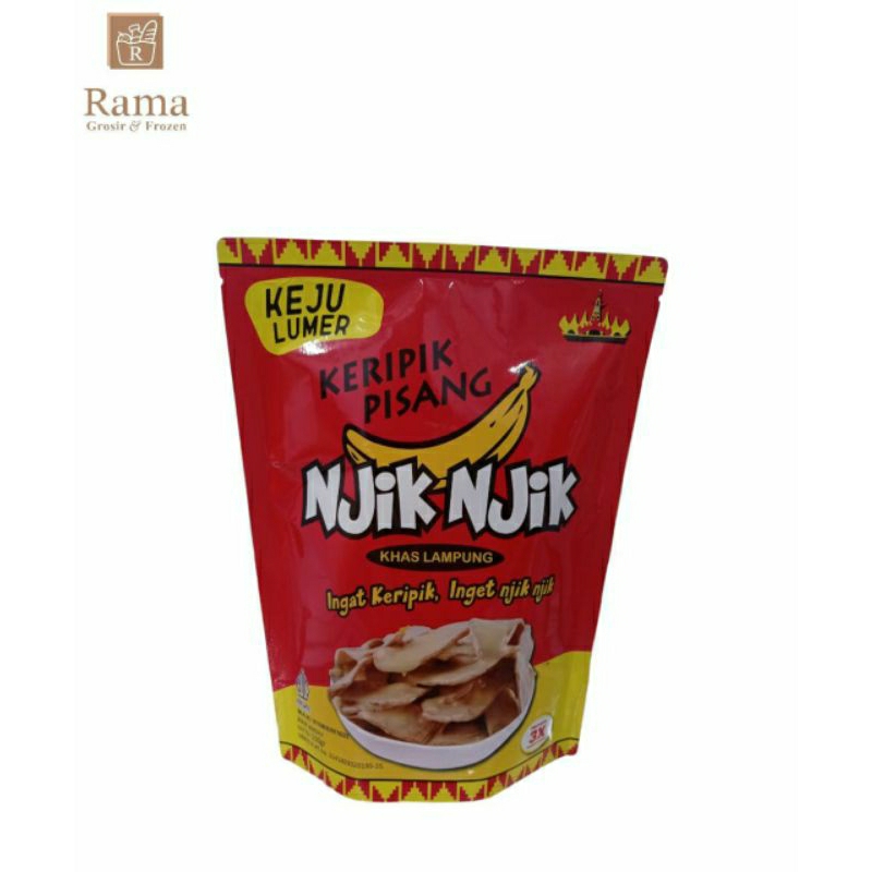 

Njik njik keripik pisang keju lumer 150gr