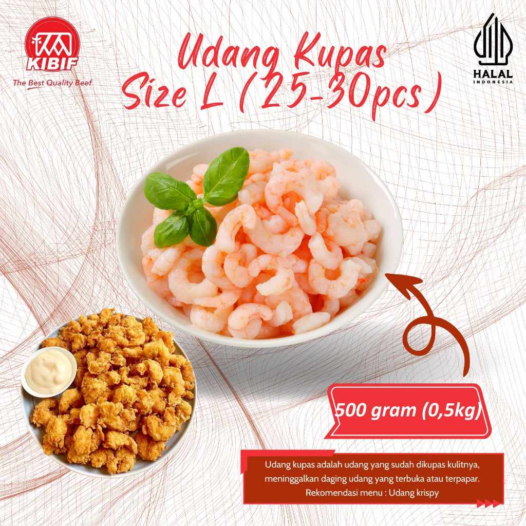 

Udang kupas 500gr