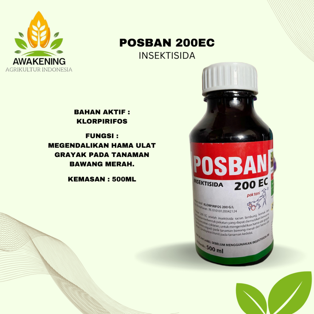 POSBAN 200EC 500ml INSEKTISIDA SEPERTI DURSBAN