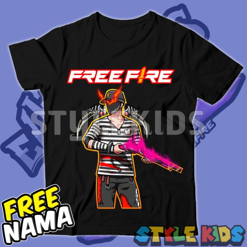 (BISA COD) FREE NAMA Kaos Anak Laki laki Perempuan Logo Karakter Sg Rapper T-shirt Baju Anak Laki la