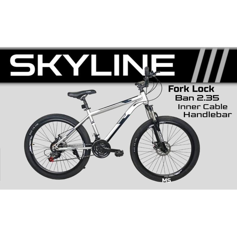 Sepeda Gunung MTB 26” Tango Skyline 26 x 2.35 Terbaru Murah Inner Kabel Bisa Paylatter