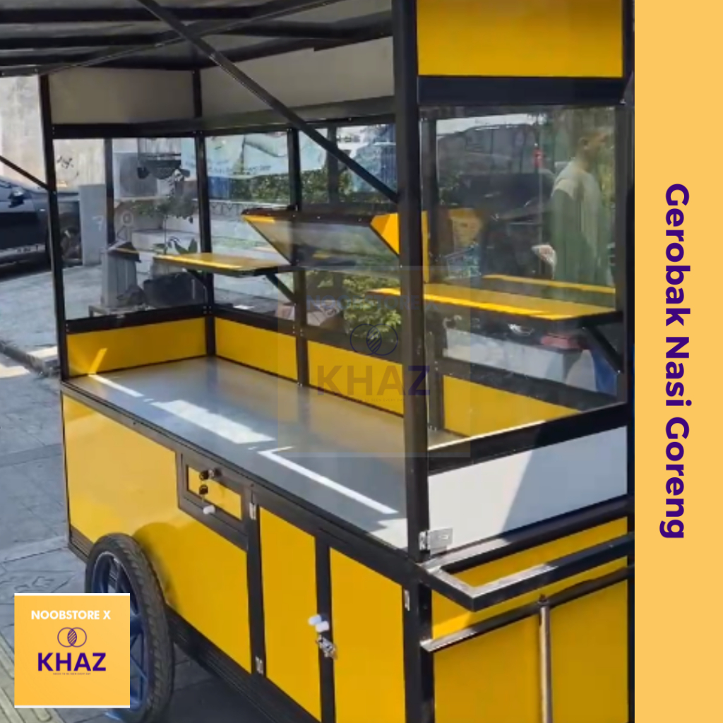 Gerobak Nasi Goreng Aluminium P200cm