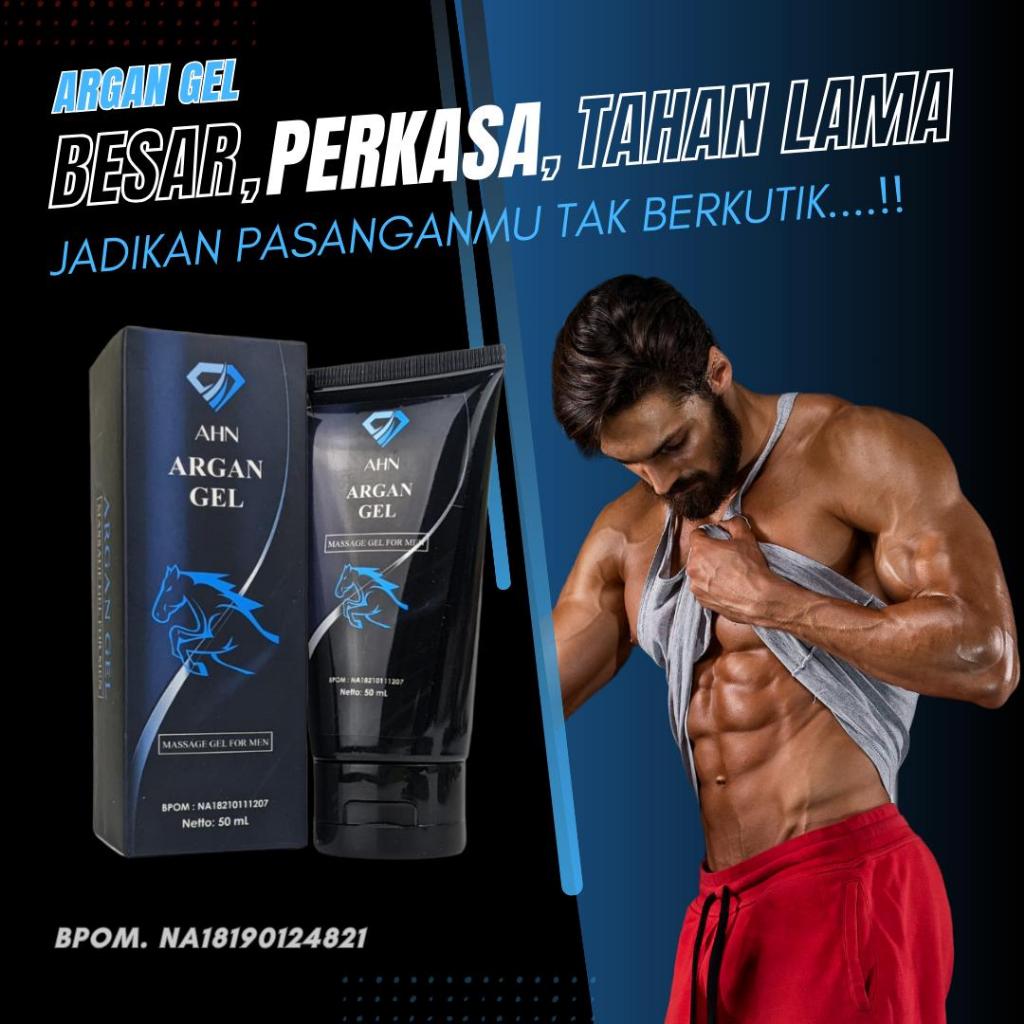 TERLARIS (PRIVASI) AHN ARGAN GEL 100% ORIGINAL PRODUK PERAWATAN KHUSUS PRIA TERDAFTAR RESMI DI BPOM 