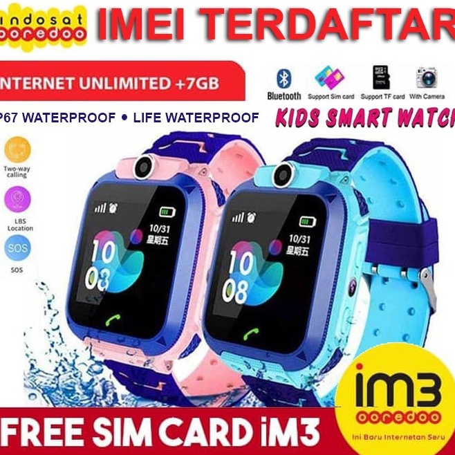 KODE M28Q Dennos Q12 Q12B Kids SmartWatch W23 W33 Anak Bluetooth SOS LBS