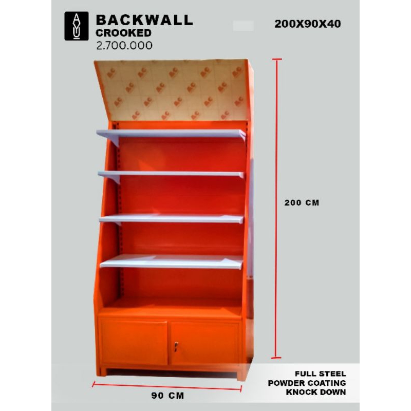 Rak Backwall Box Rokok Minimarket