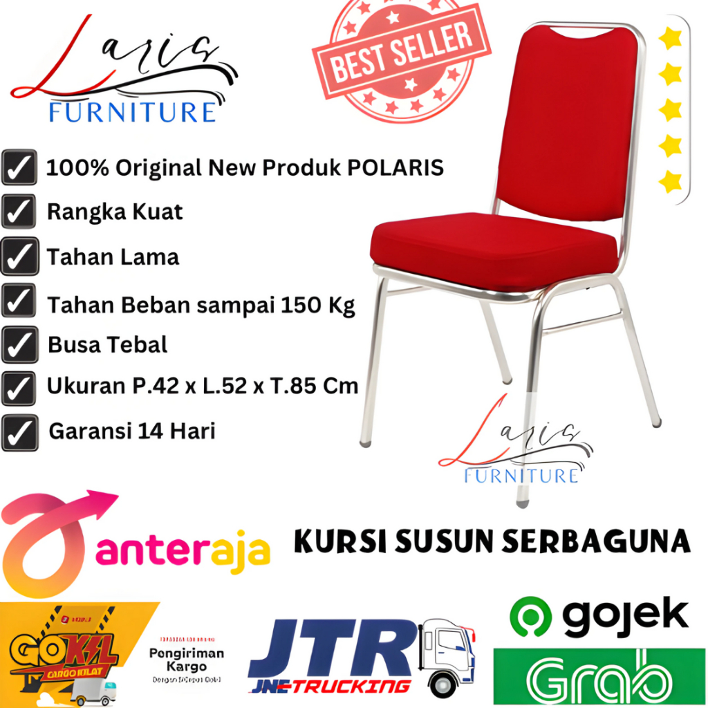 Kursi Susun bangku Pesta Resto Kursi Hajatan polaris