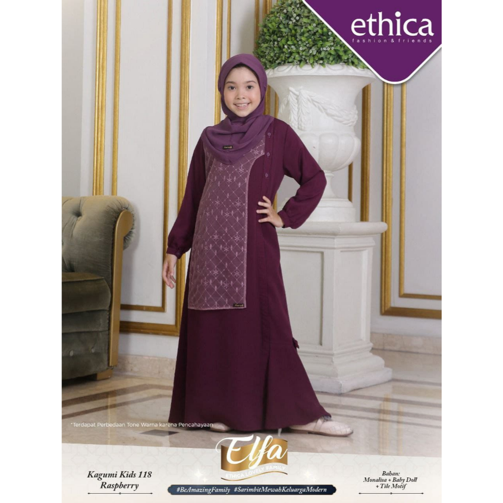 ETHICA KAGUMI KIDS 118 GAMIS ANAK SET HIJAB SALE