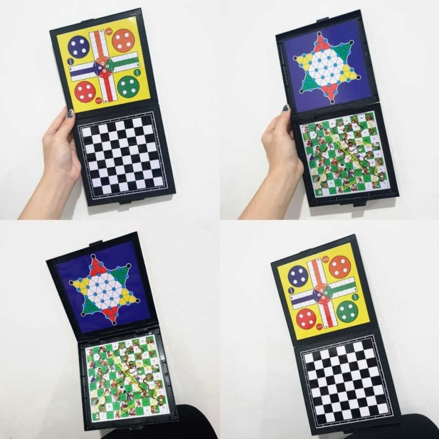 BMS - Mainan Anak Magnetic Board Game 5 in 1