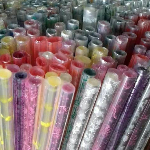

Plastik Parcel / Kado Bening corak 70X85CM (10 Lembar)++