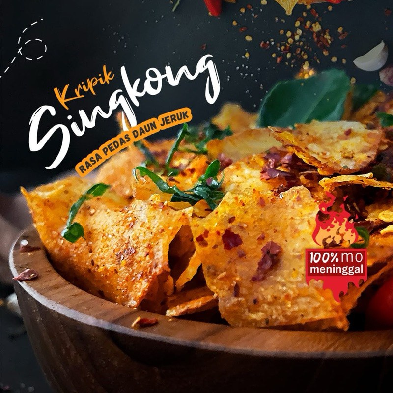 

Keripik Singkong Pedas Daun Jeruk / Pedas Asin / Original Asin Anti Pedas / Kripset