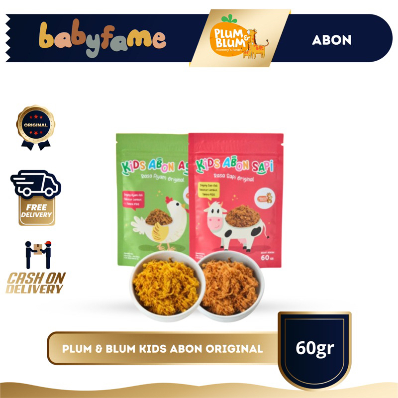 

PLUM & BLUM KIDS ABON ORIGINAL | ABON ANAK ORGANIK