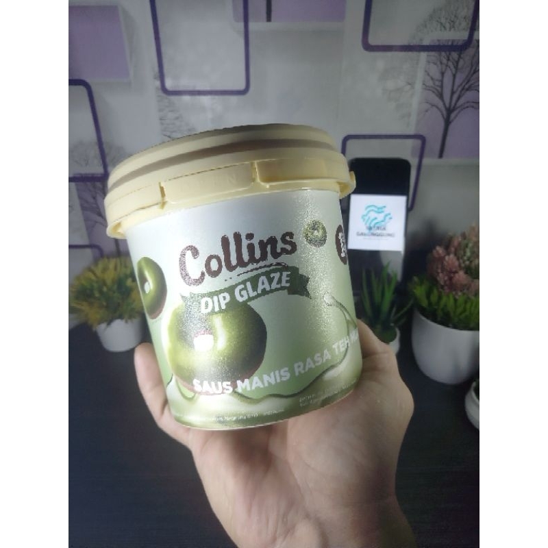 

Collins Dip Glaze rasa Teh Hijau Matcha Green Tea kemasan 1Kg