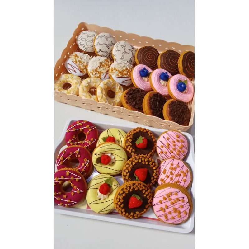 MAINAN DONAT FLANEL PART 3 / MAINAN EDUKASI ANAK / MAINAN FLANEL