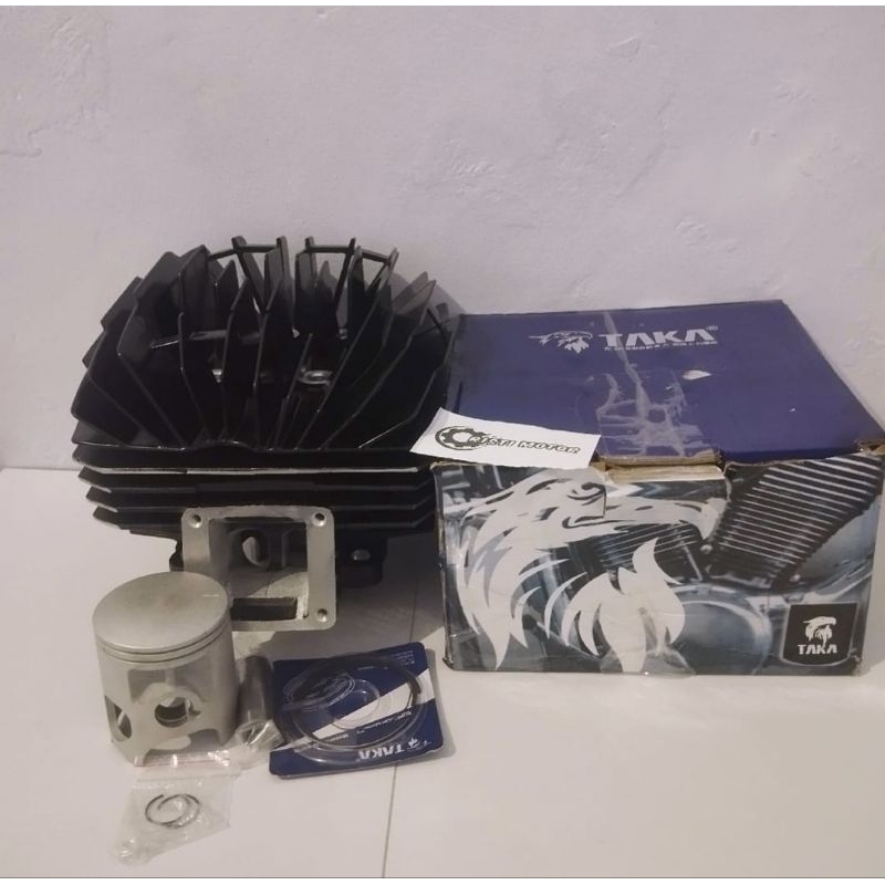 Blok Boring RX King RXKing Taka Seri Y1 Sudah Porting Satu Paket Head Nanas YZ Belimbing Sudah Squis