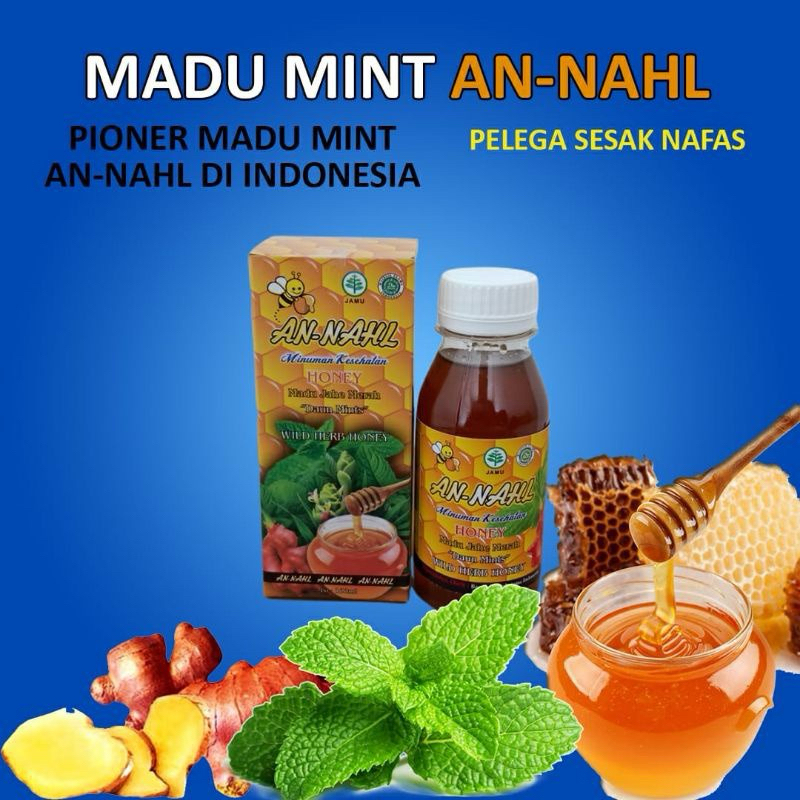 

MADU AN-NAHL 100ml MADU JAHE MERAH DAUN MINT