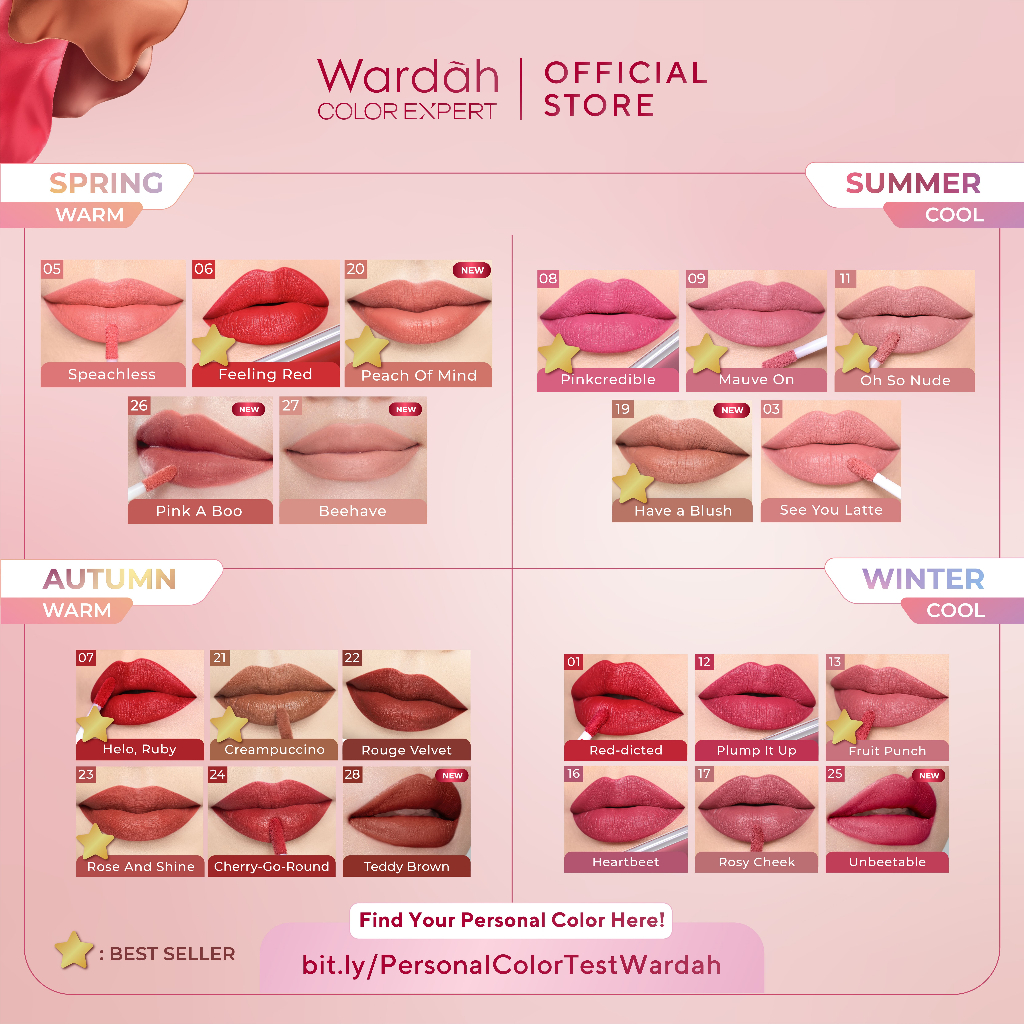 Wardah Exclusive Lipstik Matte Lip Cream