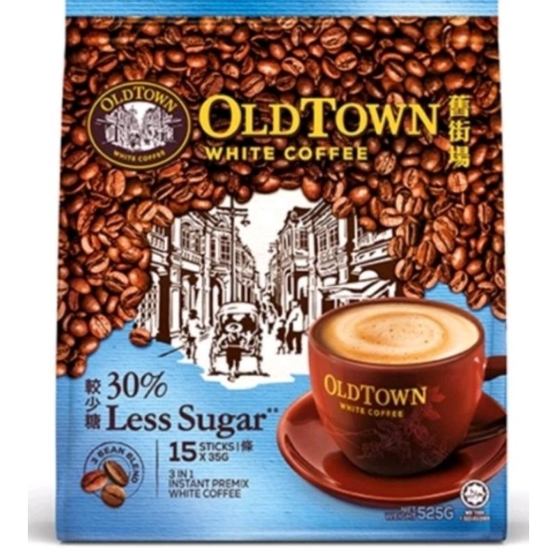 

OLD TOWN Less Sugar kopi Malaysia original isi 15 sachet